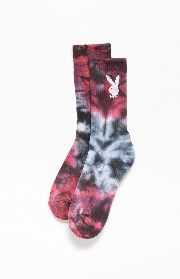 Premium Tie-Dye Logo Crew Socks - 4-Pair Value Set